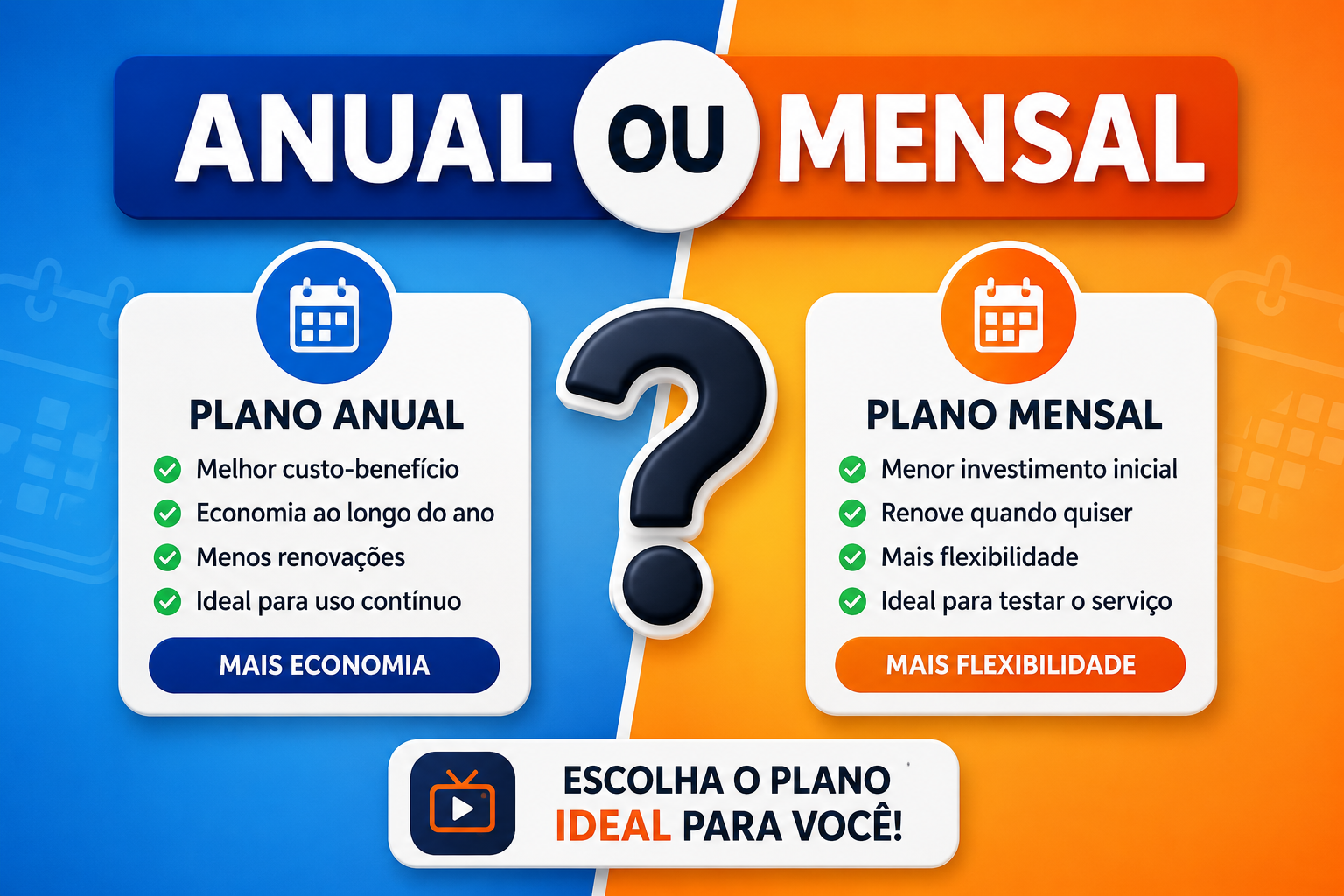 Recarga UniTV Mensal ou Anual: Como Escolher o Melhor Plano